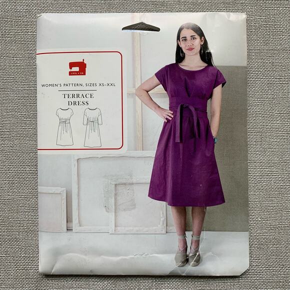 LIESL + CO. Terrace Dress Pattern Sewing NEW never used paper - Picture 1 of 6
